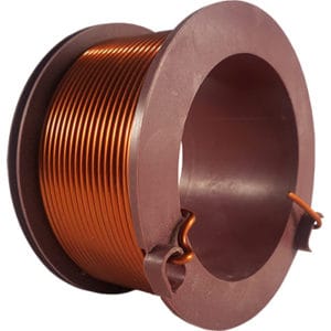 Precise copper coil for industrial automation and electrical systems.